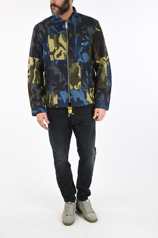 Camouflage J-SYNTHY Jacket with Zip Closure