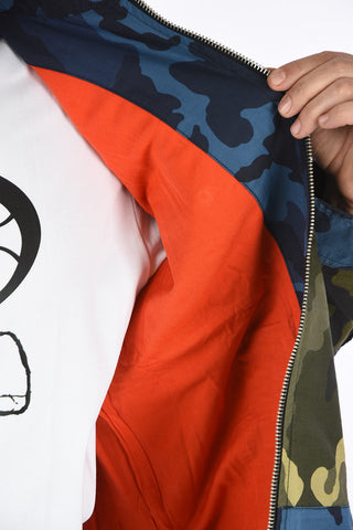 Camouflage J-SYNTHY Jacket with Zip Closure