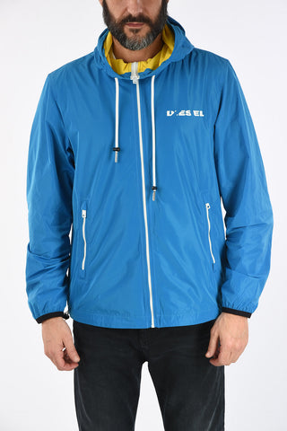 Hooded J-PHOEN-PLAIN-BRO Waterproof Jacket