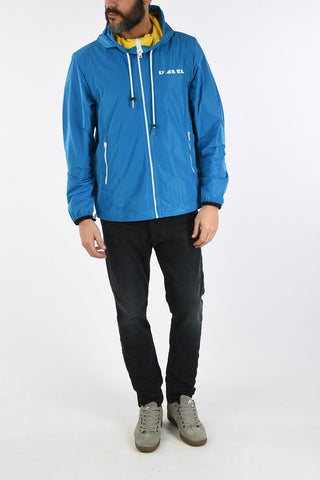 Hooded J-PHOEN-PLAIN-BRO Waterproof Jacket