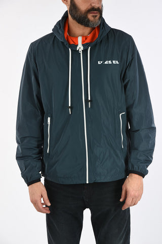 Hooded J-PHOEN-PLAIN-BRO Waterproof Jacket