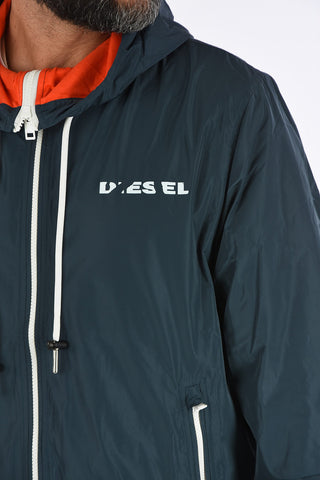 Hooded J-PHOEN-PLAIN-BRO Waterproof Jacket