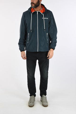 Hooded J-PHOEN-PLAIN-BRO Waterproof Jacket