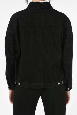MM6 Front Closure Denim Jacket