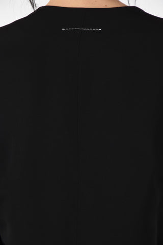 MM6 Plunging Neckline Wrap Blazer