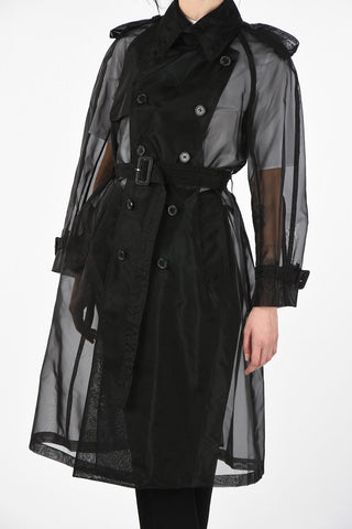 MM0 Sheer Double Breasted Trench