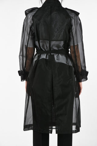 MM0 Sheer Double Breasted Trench