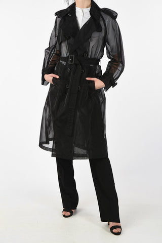 MM0 Sheer Double Breasted Trench