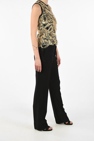 MM0 Brocade Sleeveless Sweater