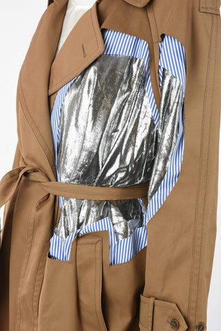 MM1 Trench con Dettaglio in Lamé
