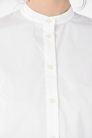 MM6 Collarless Asymmetric Shirt