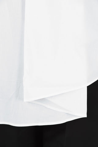 MM6 Collarless Asymmetric Shirt