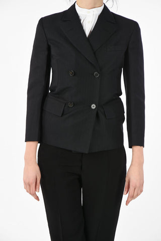 MM0 Slim Fit Double Breasted Blazer