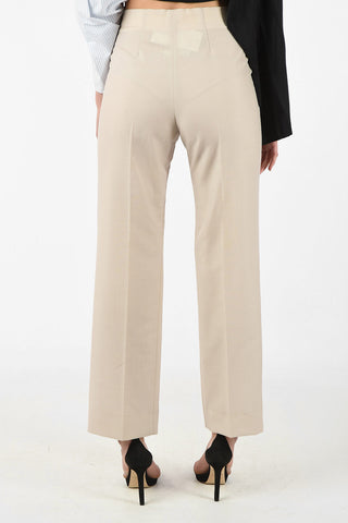 MM0 High Waist Mohair and Virgin Wool Pants