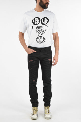 16cm Distressed THOMMER Slim Fit Jeans L32