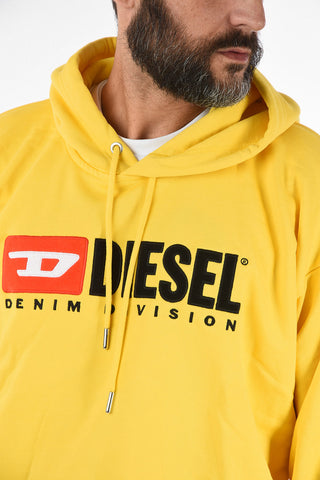 Felpa S-DIVISION ricamo Logo con Cappuccio