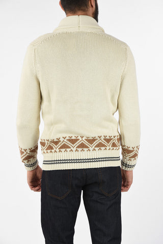 Embroidered Cotton Cardigan