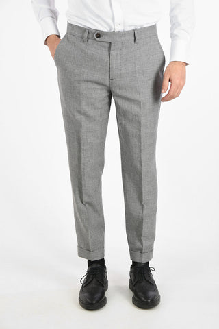 Houndstooth Peak Lapel Double Breasted Suit
