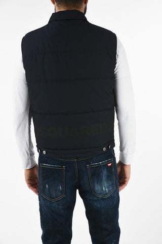 Sleeveless Puffer Utility Jacket