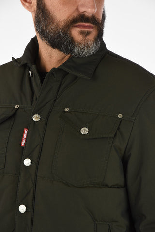Pockets Front Puffer Utility Jacket