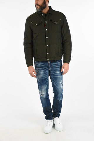 Pockets Front Puffer Utility Jacket