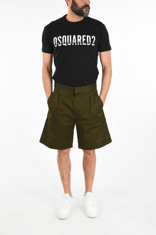 Belt Loops Wide Shorts