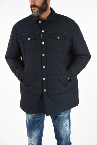 Pockets Front Puffer Utility Jacket