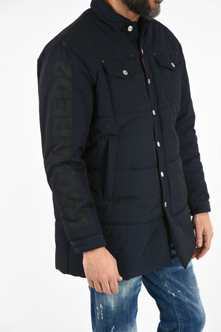 Pockets Front Puffer Utility Jacket