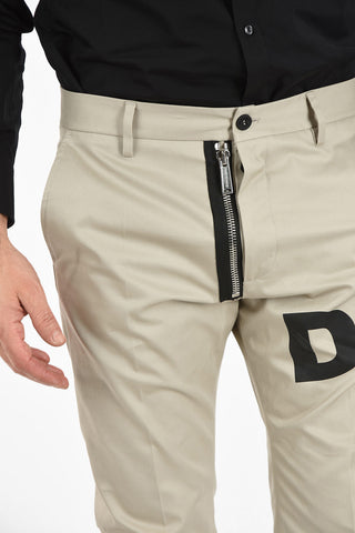Chino-Hose ADMIRAL FIT mit Logo-Print