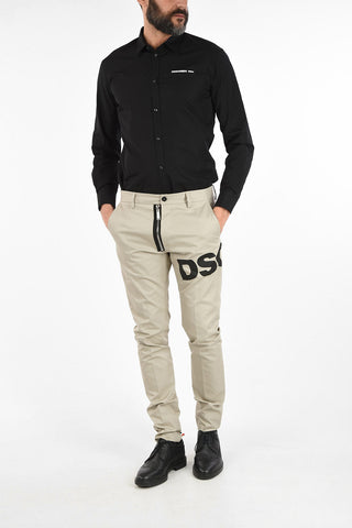 Chino-Hose ADMIRAL FIT mit Logo-Print