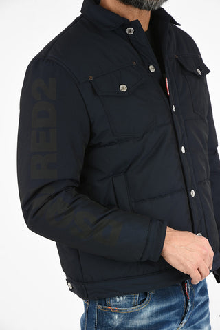 Pockets Front Puffer Utility Jacket