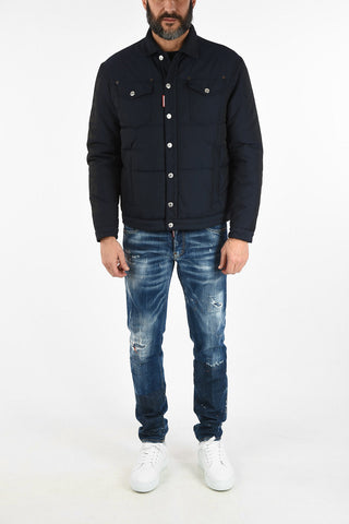 Pockets Front Puffer Utility Jacket