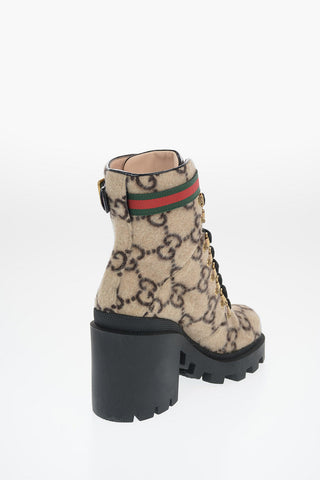 9 cm wool High heel ankle boots
