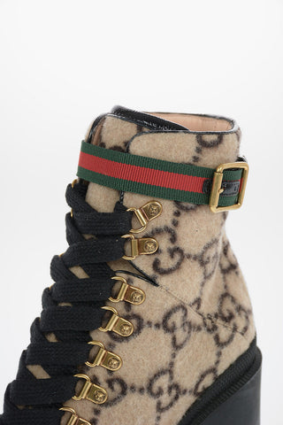 9 cm wool High heel ankle boots