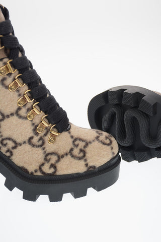 9 cm wool High heel ankle boots