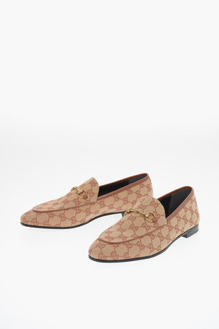 Logo Embroidered Bit loafers