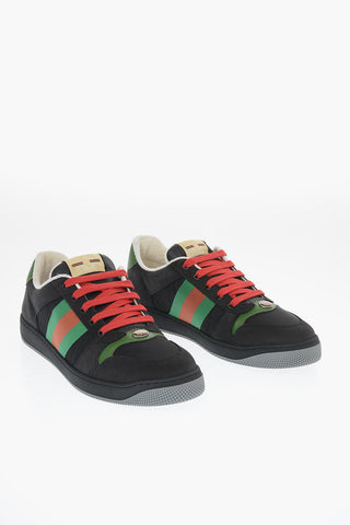 Suede Leather and Fabric SCREENER Sneakers