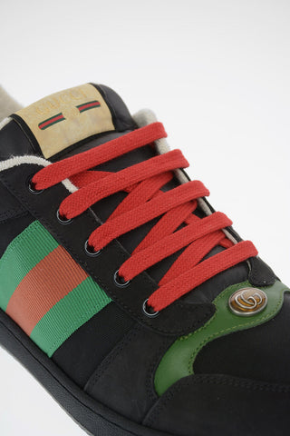 Suede Leather and Fabric SCREENER Sneakers