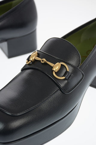 4cm Leather Loafer with Heel