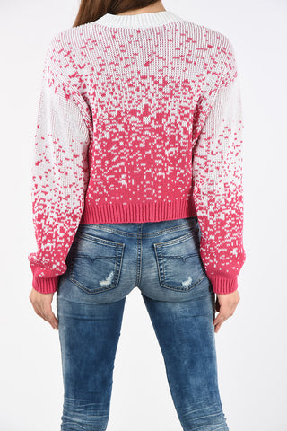 Cotton DEGRADE LOGO Crew-Neck Sweater