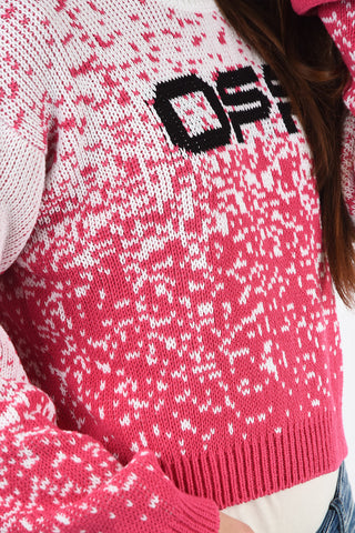 Cotton DEGRADE LOGO Crew-Neck Sweater