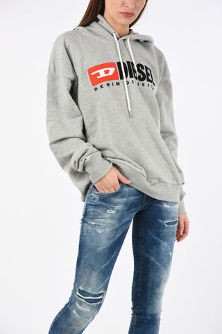Felpa F-DIVISION-FL Ricamo Logo con Cappuccio