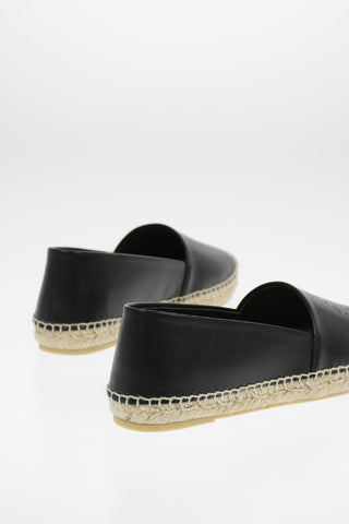 Faux Leather Espadrilles