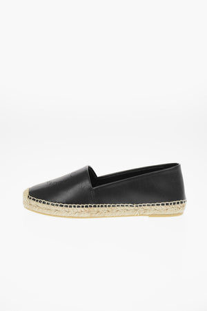 Faux Leather Espadrilles