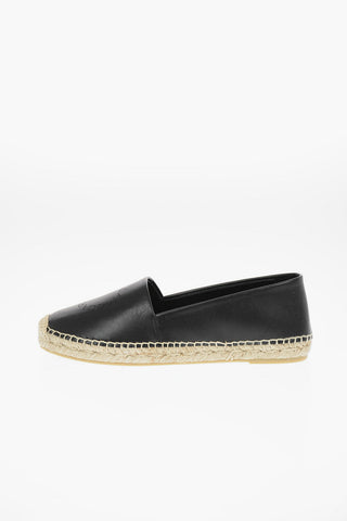 Faux Leather Espadrilles