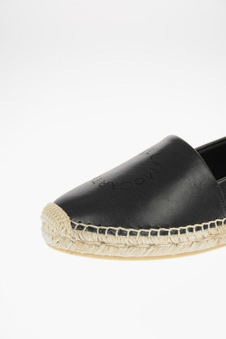 Faux Leather Espadrilles