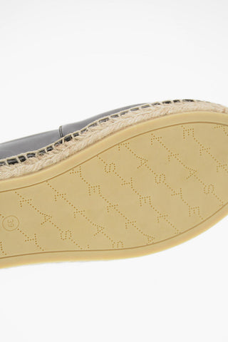 Faux Leather Espadrilles