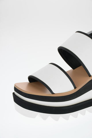 Platform Sandals with Stretchy Strap 8cm