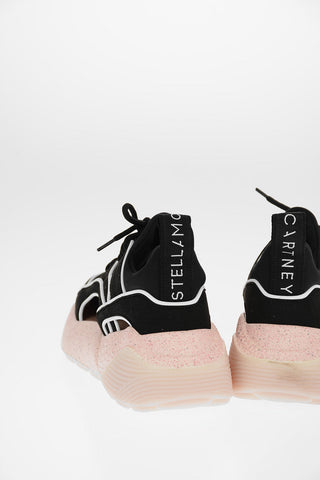 Sneakers in Tessuto Logato con Dettagli Cut Out