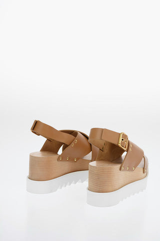 Wood Platform PERCY Sandals 7cm